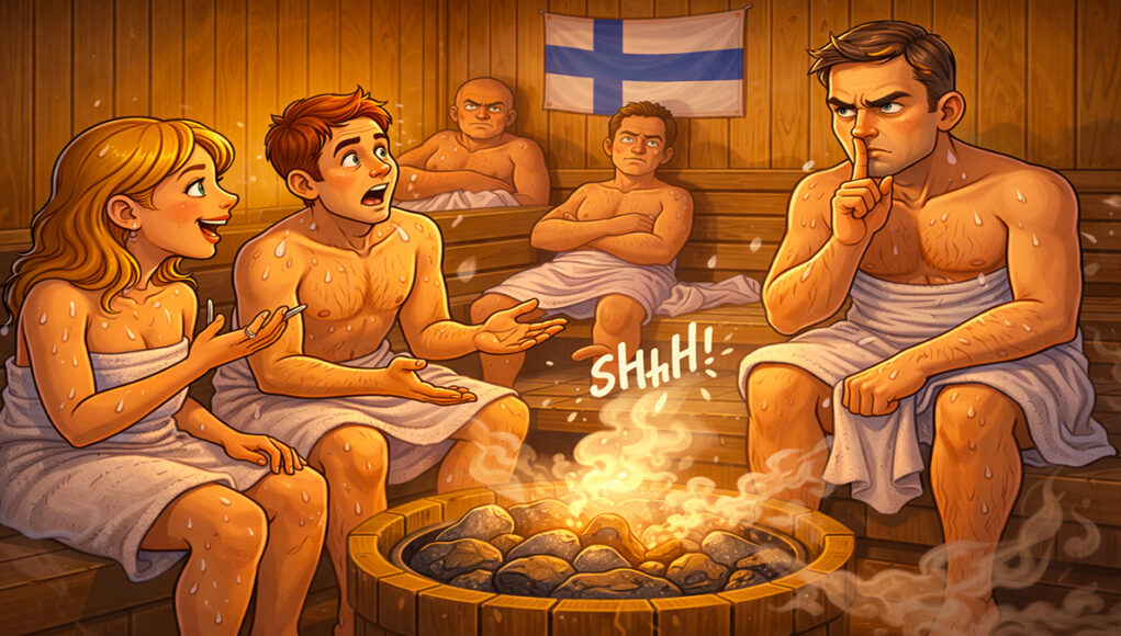 StilZijnVerplichtInSauna