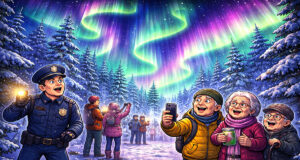 🇸🇪🕺Help! Is dat een disco in het bos… of komt het uit het heelal? 🌌✨