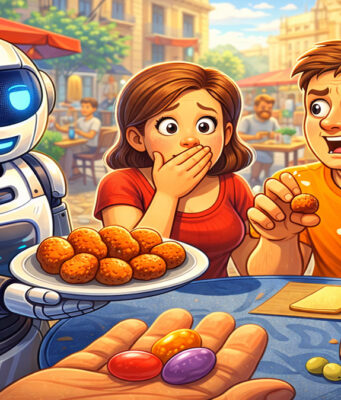 🇪🇸🤖 De brutaalste ober van Spanje: “Zeker weten dat je die kroket nog wilt?”🍤