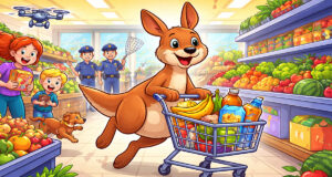 ๐บ๐ธ๐ฆ Shoppen als een kangoeroe? Wallaby Rex gaat los in de supermarkt!๐