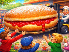 π΅π±π₯― Hulp gezocht: Wie helpt mee deze reuzendonut op te eten? π©