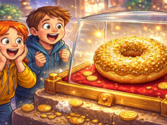 π΅π±π© Hap, slik, goud? Deze donut is zΓ³ duur dat je er bijna niet van durft te happen!