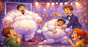 ๐ฎ๐น๐ PFFFFT! Zanger blijft vastzitten in opblaaspak (en de redding isโฆ een speld!)๐ค