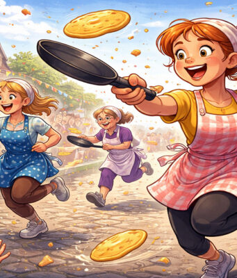 ๐ฌ๐ง๐โโ๏ธ Rennen, vliegen, bakken! De grappigste pannenkoekenrace van het jaar komt eraan! ๐ณ๐