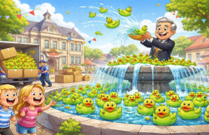 ๐ฎ๐ช๐ฆ OEPS! 10.000 GROENE BADEENDJES IN PLAATS VAN VLAGGETJES! ๐๐ฆ