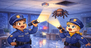 🇩🇪🕷️ Politie met zwaailichten op pad voor… een spin?! 🚨😂