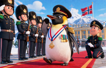 π³π΄π§ Waggelende generaal! Een pinguΓ―n als baas in het leger ποΈπ
